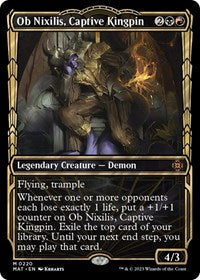 Magic: The Gathering Single - March of the Machine: The Aftermath - Ob Nixilis, Captive Kingpin (Halo Foil) - Mythic/0220 - Lightly Played