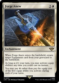 Magic: The Gathering Single - Universes Beyond: The Lord of the Rings: Tales of Middle-earth - Forge Anew (Foil) - Rare/0017 - Lightly Played