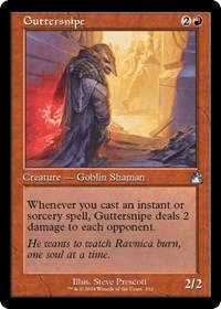 Magic: The Gathering Single - Ravnica Remastered - Guttersnipe (Retro Frame) - Uncommon/332 Lightly Played