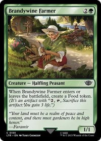 Magic: The Gathering Single - Universes Beyond: The Lord of the Rings: Tales of Middle-earth - Brandywine Farmer (Foil) - Common/0155 - Lightly Played