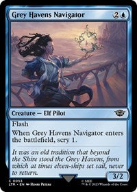 Magic: The Gathering Single - Universes Beyond: The Lord of the Rings: Tales of Middle-earth - Grey Havens Navigator (Foil) - Common/0053 - Lightly Played