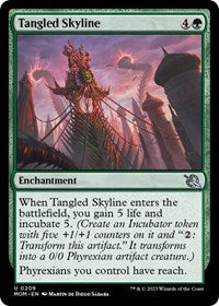 Magic: The Gathering Single - March of the Machine - Tangled Skyline - Uncommon/0209 - Lightly Played