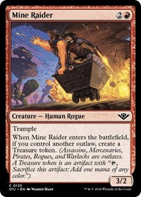 Magic: The Gathering Single - Outlaws of Thunder Junction - Mine Raider - FOIL Common/0135 Lightly Played