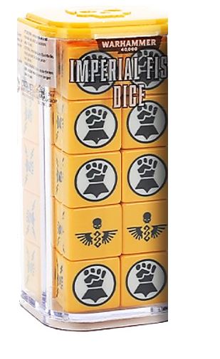 Warhammer 40k - Imperial Fists Dice Set