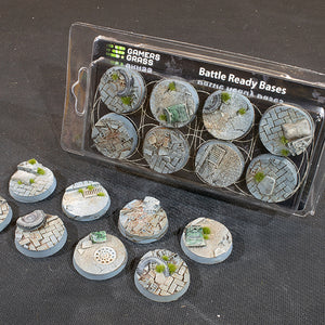 Battle Ready Bases: Urban Warfare- Round 32mm (x8)- Round 32mm (x8)