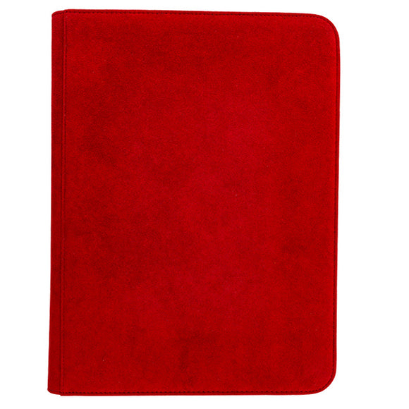 Binder: PRO 9-Pocket Zippered Vivid Deluxe- Red