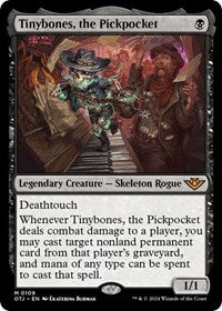 Magic: The Gathering Single - Outlaws of Thunder Junction - Tinybones, the Pickpocket - FOIL Mythic/0109 - Lightly Played