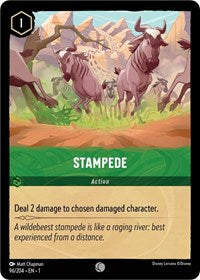 Disney Lorcana Single - First Chapter - Stampede - Common/096 Lightly Played