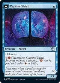 Magic: The Gathering Single - March of the Machine - Captive Weird (Foil) - Uncommon/0049 - Lightly Played