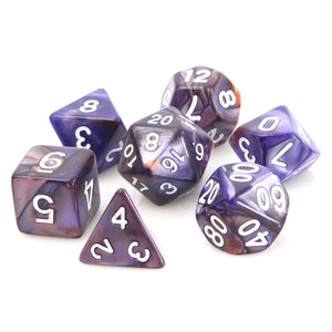 7pc RPG Set - Copper and Purple Alloy