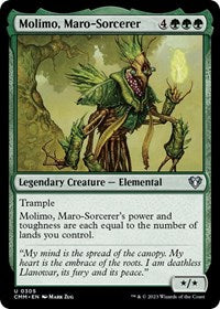 Magic: The Gathering Single - Commander Masters - Molimo, Maro-Sorcerer - FOIL Uncommon/0305 - Lightly Played