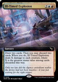 Magic: The Gathering Single - Murders at Karlov Manor - Ill-Timed Explosion (Extended Art) - Rare/0416 Lightly Played