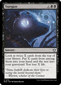 Magic: The Gathering Single - Bloomburrow - Stargaze - FOIL Uncommon/0114 - Lightly Played