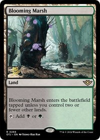 Magic: The Gathering Single - Outlaws of Thunder Junction - Blooming Marsh (OTJ) - PRE-RELEASE - Rare/0266 - Lightly Played