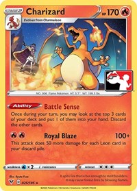 Pokemon Singles - Prize Pack Series Cards - Charizard - Rare/025 - Lightly Played