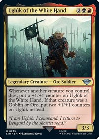 Magic: The Gathering Single - Universes Beyond: The Lord of the Rings: Tales of Middle-earth - Ugluk of the White Hand (Foil) - Uncommon/0235 - Lightly Played