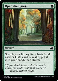 Magic: The Gathering Single - Ravnica Remastered - Open the Gates - FOIL Common/0151 Lightly Played