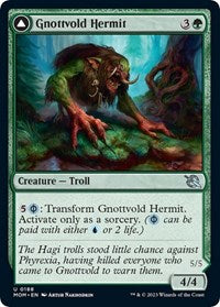 Magic: The Gathering Single - March of the Machine - Gnottvold Hermit - Uncommon/0188 - Lightly Played