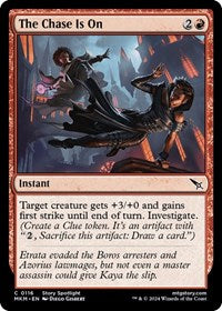 Magic: The Gathering Single - Murders at Karlov Manor - The Chase Is On - FOIL Common/0116 Lightly Played