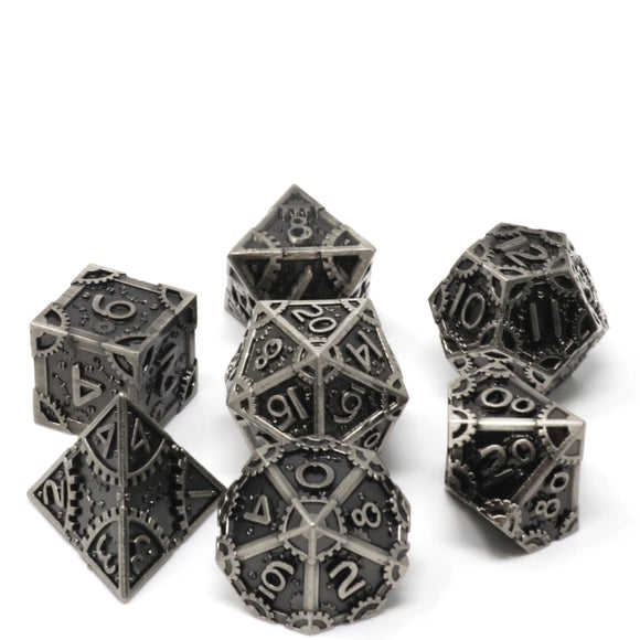 7pc RPG Set - Gearbox Silver