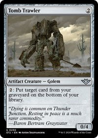 Magic: The Gathering Single - Outlaws of Thunder Junction - Tomb Trawler - FOIL Uncommon/0250 - Lightly Played