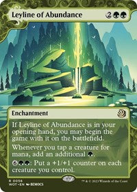 Magic: The Gathering Single - Wilds of Eldraine: Enchanting Tales - Leyline of Abundance - Rare/0056 Lightly Played