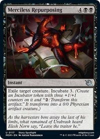 Magic: The Gathering Single - March of the Machine - Merciless Repurposing - Uncommon/0117 - Lightly Played