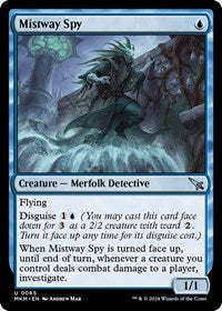 Magic: The Gathering Single - Murders at Karlov Manor - Mistway Spy - FOIL Uncommon/0065 Lightly Played
