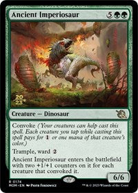 Magic: The Gathering Single - March of the Machine - Ancient Imperiosaur (Prerelease) - Rare/0174 - Lightly Played