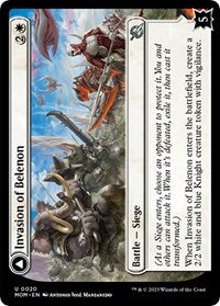 Magic: The Gathering Single - March of the Machine - Invasion of Belenon (Foil) - Uncommon/0020 - Lightly Played
