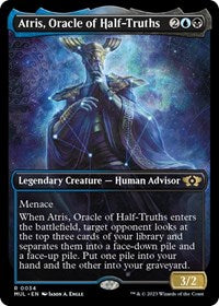 Magic: The Gathering Single - March of the Machine: Multiverse Legends - Atris, Oracle of Half-Truths - Rare/0034 - Lightly Played