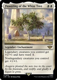 Magic: The Gathering Single - Universes Beyond: The Lord of the Rings: Tales of Middle-earth - Flowering of the White Tree (Foil) - Rare/0015 - Lightly Played
