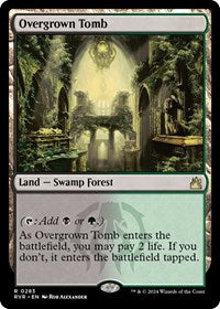 Magic: The Gathering - Ravnica Remastered - Overgrown Tomb - Rare/0283 - Lightly Played