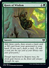 Magic: The Gathering Single - Kaldheim - Roots of Wisdom (Foil) - Common/190 - Lightly Played