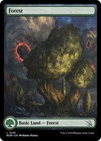 Magic: The Gathering Single - March of the Machine - Forest (Foil) - Land/0291 - Lightly Played