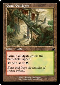 Magic: The Gathering Single - Ravnica Remastered - Gruul Guildgate (Retro Frame) (Foil) - Common/0403 Lightly Played