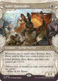 Magic: The Gathering Single - Bloomburrow - Valley Questcaller (Showcase) - Rare/0299 - Lightly Played