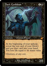 Magic: The Gathering Single - Ravnica Remastered - Dark Confidant (Retro Frame) (Foil) - Mythic/323 Lightly Played