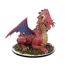 Dungeons & Dragons: Icons of the Realms Set 31 50th Anniversary Classic Red Dragon Boxed Miniature