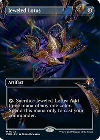 Magic: The Gathering Single - Commander Masters - Jeweled Lotus (Borderless) - Mythic/0702 - Lightly Played