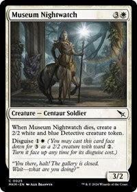Magic: The Gathering Single - Murders at Karlov Manor - Museum Nightwatch - FOIL Common/0025 Lightly Played