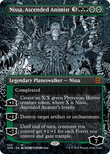 Magic: The Gathering Single - Phyrexia: All Will Be One - Nissa, Ascended Animist - Mythic/339 - Lightly Played