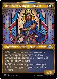 Magic: The Gathering Single - March of the Machine: Multiverse Legends - Raff, Weatherlight Stalwart - Uncommon/0056 - Lightly Played