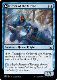 Magic: The Gathering Single - March of the Machine - Order of the Mirror - Common/0072 - Lightly Played