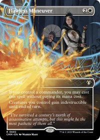 Magic: The Gathering Single - Commander Masters - Flawless Maneuver (Borderless) - FOIL Rare/0692 - Lightly Played