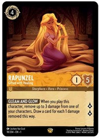 Disney Lorcana Single - First Chapter - Rapunzel, Gifted with Healing - Legendary/181 Lightly Played