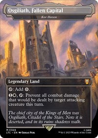 Magic: The Gathering Single - Commander: The Lord of the Rings: Tales of Middle-earth - Osgiliath, Fallen Capital - Kor Haven - Mythic/0368 - Lightly Played