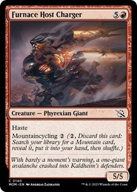 Magic: The Gathering Single - March of the Machine - Furnace Host Charger (Foil) - Common/0140 - Lightly Played