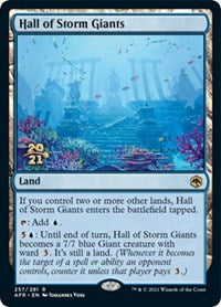 Magic: The Gathering Single - Adventures in the Forgotten Realms - Hall of Storm Giants (Prerelease) (Foil) - Rare/257 Lightly Played