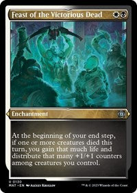 Magic: The Gathering Single - March of the Machine: The Aftermath - Feast of the Victorious Dead (Foil Etched) - Uncommon/0130 - Lightly Played
